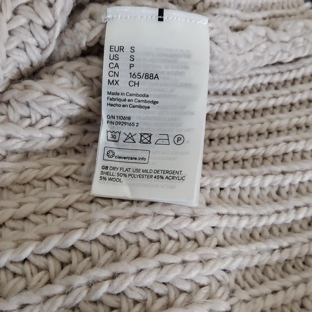 H& M Cardigan Relaxed fit Oversized Size US S